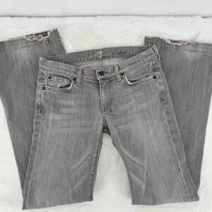 7 For All Mankind Dojo‎ Jeans Gray Womens 28